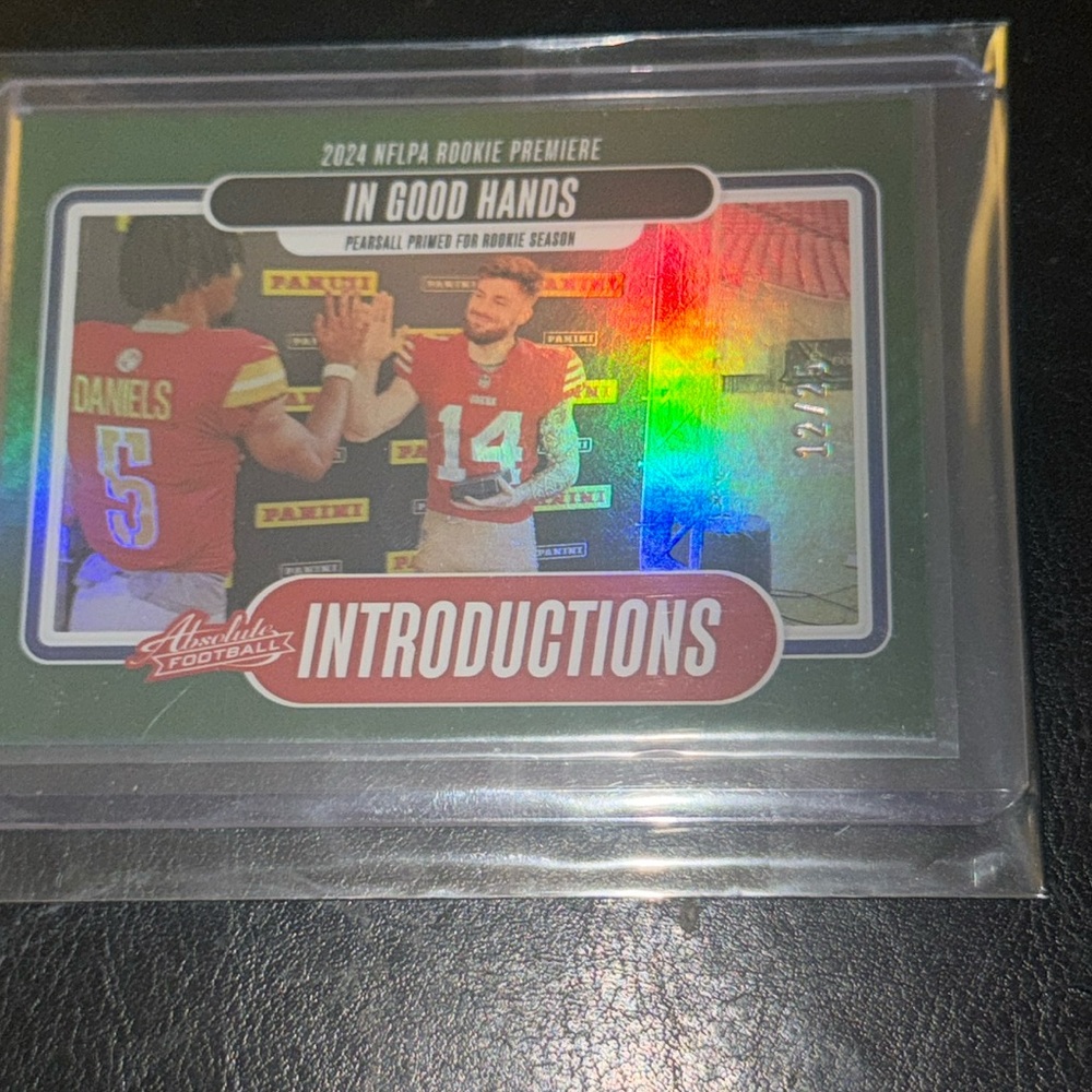 Panini introductions rookie premiere in good hands feat. J Daniels & RP # 11|25